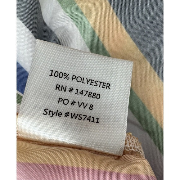 Weiv Of Los Angeles Brilliant Colored Stripe Short Sleeve Button Shirt Mens 2XL - Picture 12 of 12